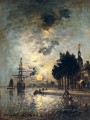 ヨハン・バルトルト・ヨンカインド クレール・ド・リューンの海の風景